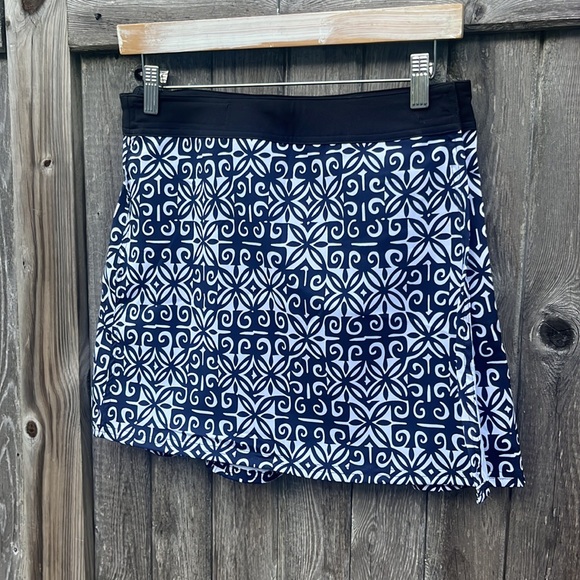 Rip Skirt Hawaii Navy/White Velcro Wrap Around Beach Skirt,Small - Picture 3 of 11
